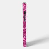 ピンクガーリーグリジーグリッター Case-Mate iPhoneケース (裏面 / 左)