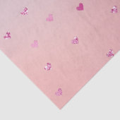 ピンクガーリーグリッターグラムハートアクア絞り染め 薄葉紙 (詳細)