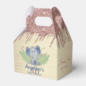 ピンクガーリーグリッタースウィート16誕生日ありがとう フェイバーボックス (裏面サイド)