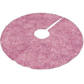 ピンクガーリーグリッタースパークルグリッツ ブラッシュドポリエステルツリースカート (アングル)