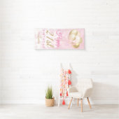 ピンクガーリーグリッターバルーン21歳 横断幕 (インサイチュ)