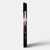 ピンクガーリーグリッターモノグラム名 Case-Mate iPhoneケース (裏面 / 左)