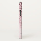 ピンクガーリーグリッター大理石フォトスクリプト名 Case-Mate iPhoneケース (裏面/右)