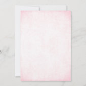 ピンクガーリーグリッター宝石の卒業式パーティー 招待状 (裏面)