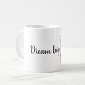 ピンクガーリーグリッター熱帯パイナップル コーヒーマグカップ (正面左)