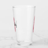 ピンクガーリーグリッター熱帯パイナップル タンブラーグラス (左)