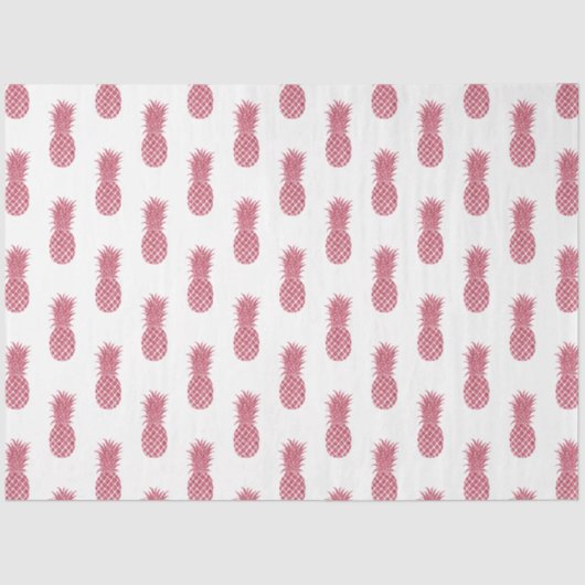 ピンクガーリーグリッター熱帯パイナップル 薄葉紙 (正面)