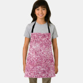 ピンクガーリーグリッター紙吹雪 エプロン (インサイチュ)