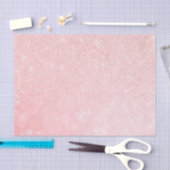 ピンクガーリーグリッター高級デザイン 薄葉紙 (クラフト)