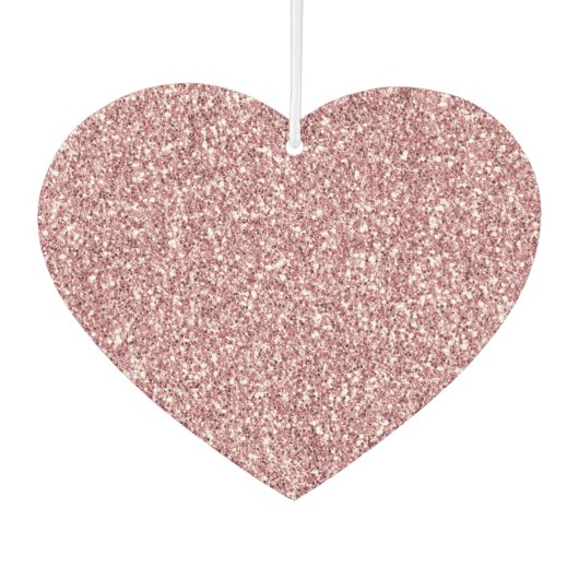 ピンクガーリーグリッター カーエアーフレッシュナー (正面)