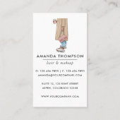 ピンクガーリーコーヒーチャフ 名刺 (裏面)