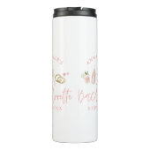 ピンクガーリーシャモダンンパンバチェロレッテスタイリッシュ タンブラー (裏面)