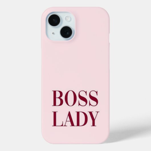 ピンクガーリーシンプルモダン Case-Mate iPhoneケース (裏面)