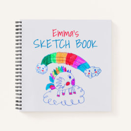 ピンクガーリースケッチスケッチブック ノートブック