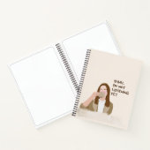 ピンクガーリースパイラルノートブかわいらしック – およびよくはしゃぐ ノートブック (内部)