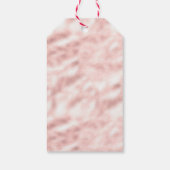 ピンクガーリースパークルグリッター ギフトタグ (裏面)