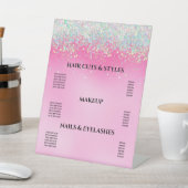 ピンクガーリードリップグリッター価格ペデスタルサイン 台座サイン (インサイチュ)