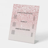 ピンクガーリードリップグリッター価格ペデスタルサイン 台座サイン (正面)