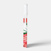 ピンクガーリーハイビスカスフローラ装飾トレンディー Case-Mate iPhoneケース (裏面 / 右)