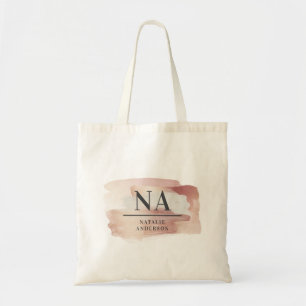 ピンクガーリーバラモノグラモダンム トートバッグ