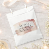 ピンクガーリーバラ金ゴールドモダン業 フェイバーバッグ (クリップ留めされた状態)