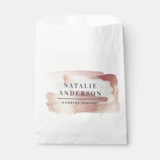 ピンクガーリーバラ金ゴールドモダン業 フェイバーバッグ (正面)