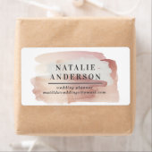 ピンクガーリーバラ金ゴールドモダン業 ラベル (インサイチュ)