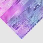 ピンクガーリーパープルアクアグリジーなマーメイドストライプズ 薄葉紙 (詳細)
