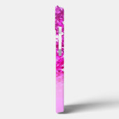 ピンクガーリーパープルグリッタースパークル名 Case-Mate iPhoneケース (裏面 / 左)