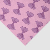 ピンクガーリーパープルボウベイビーシャワー誕生日 薄葉紙 (詳細)