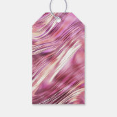 ピンクガーリーパールバラ金ゴールドグラムサンキュー ギフトタグ (裏面)