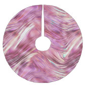 ピンクガーリーパールバラ金ゴールドグラム ブラッシュドポリエステルツリースカート (正面)