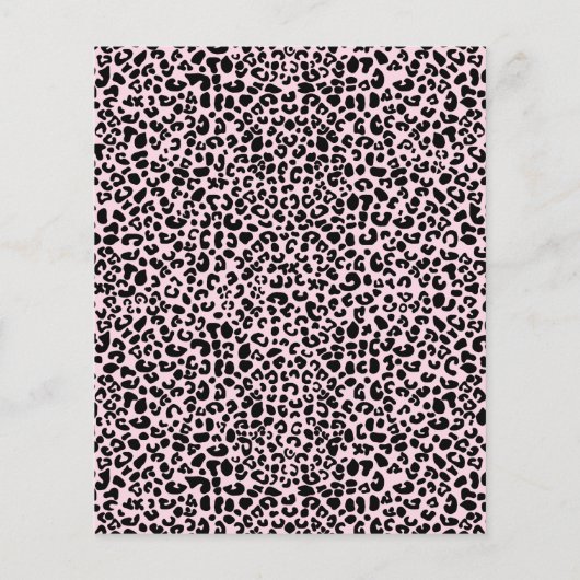 ピンクガーリーヒョウ柄かわいいボウブティック価格 チラシ (裏面)