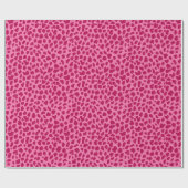 ピンクガーリーヒョウ柄Glam y2kアニマルプリント ラッピングペーパー (フラット)