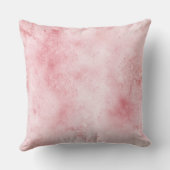 ピンクガーリーピーチパープルブルゴーニュ水カラーフローラ クッション (裏面)