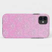 ピンクガーリーフローラダマスクiPhone 5ケース Case-Mate iPhoneケース (裏面(横))