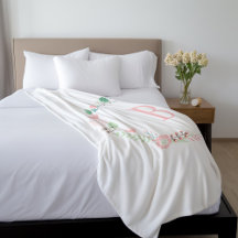 ピンクガーリーフローラモノグラム