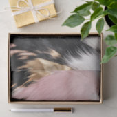 ピンクガーリーブラック金ゴールド女性のカーボーイ牛革 薄葉紙 (ギフト)