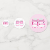 ピンクガーリーベビーブーティ及びビンキー コンフェッティ (正面)