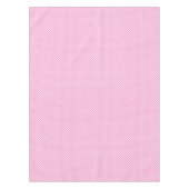 ピンクガーリーホワイト水玉模様誕生会 テーブルクロス (正面)