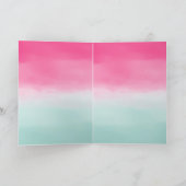 ピンクガーリーミントシルバーグリッター人魚 カード (内部)