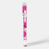 ピンクガーリーモダン模様 Case-Mate iPhoneケース (裏面 / 左)