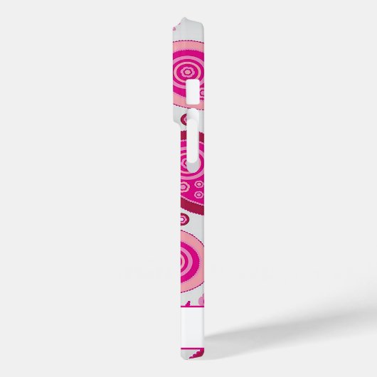 ピンクガーリーモダン模様 Case-Mate iPhoneケース (裏面 / 左)