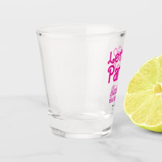 ピンクガーリーレッツゴーパーティーバッハBash ショットグラス (左)