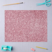ピンクガーリーローズグリッター 薄葉紙 (クラフト)