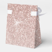 ピンクガーリーローズ金ゴールドグリッター名モノグラム フェイバーボックス (裏面サイド)