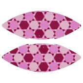 ピンクガーリー三角形の光学錯覚パターン アメリカンフットボール (パネル)
