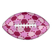 ピンクガーリー三角形の光学錯覚パターン アメリカンフットボール (正面)