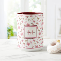 ピンクガーリー女性のカーボーイウエスタンパタモノグラムのーン