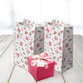 ピンクガーリー女性のカーボーイブーツ弓コケットパターン スモールペーパーバッグ